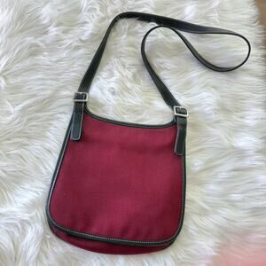 Coach | Hippie Flap Canvas & Leather Shoulder Bag Crossbody Messenger Purse 8114